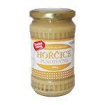 česká cena Hořčice plnotučná sklo