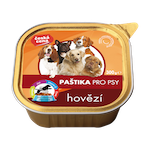 česká cena Paštika hovězí pro psy (vanička)